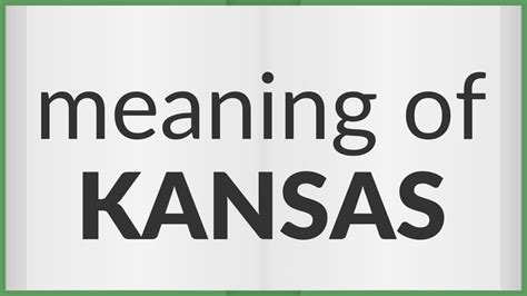 Kansas sayings. "It isn't necess