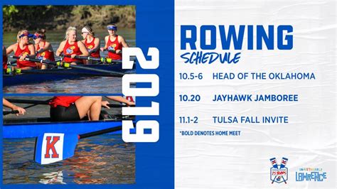 Kansas rowing schedule. The most comprehensive coverage of KU Men's Basketball on the web with highlights, scores, game summaries, schedule and rosters. Powered by WMT Digital. Logo. ... Rowing. Schedule ... Kansas City, Mo. (T-Mobile Center) W 78-61. Recap Box Score Postgame Notes Gallery. Mar 10 6:00 pm CT. 