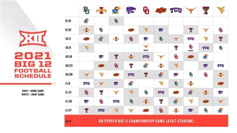 The official 2021 Football schedule for the Uni