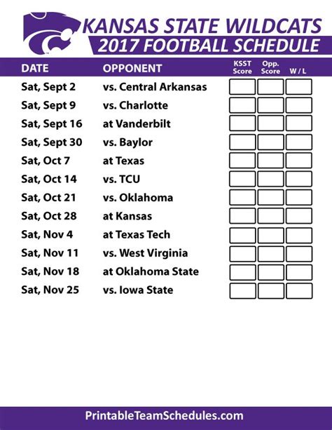 Kansas state football schedule today. Things To Know About Kansas state football schedule today. 