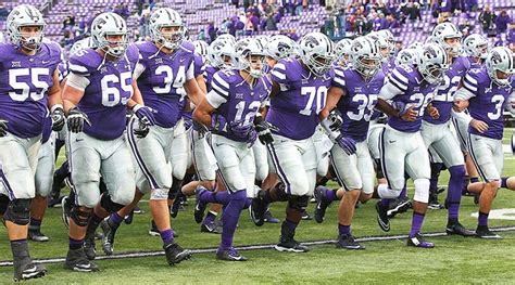 The Kansas State Wildcats football team represents Kansas State University, in Manhattan Kansas. The team competes in the Big 12 Conference at the NCAA Football Bowl Subdivision level. This is a list of their annual results. Seasons. 