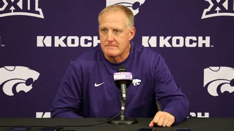 The Top 5 Quotes from Mike Gundy's Pre-Kansas State News Conference. Football 2 days ago. Kick Time Announced for Kansas Game. Football 2 days ago. ... Three Things Kansas State Coach Chris Klieman Said ahead of the Wildcats' Trip to Stillwater. Football 5 hours ago. Stat of the Week: Oklahoma State's Red Zone Perfection vs. Kansas State .... 