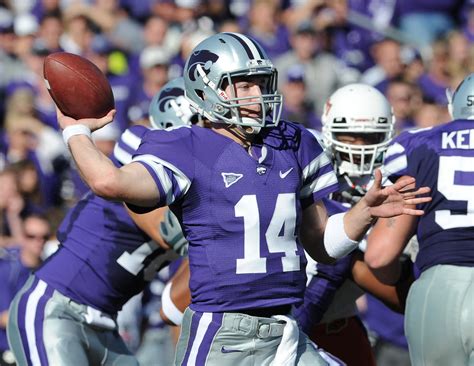 Here are five things to know about the former Kansas State Wildcat. 1. Winningest Quarterback In K-State History. Thompson started more games and posted more wins than any quarterback in school history during his collegiate career. He had 40 starts and 24 wins over parts of five seasons and became the only player in school …