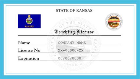 Kansas state teaching license. The current license displays first. Please scroll down to see all licenses, including any new license type and/or a renewed or "future" license. Expired License History No Expired Licenses found Education No Education Degree data found Application Status Name Educator ID Disciplinary Action 