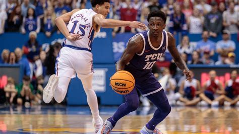 Kansas tcu basketball score. Mar 10, 2023 · TCU was too much for turnover-prone Kansas State as the Wildcats fell 80-67 in the Big 12 Tournament quarterfinals. ... Kansas State vs. TCU basketball score, updates at Big 12 Tournament. 
