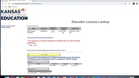 Kansas teacher licensure. Kansas Licensure Application System (KLAS) DESIGN. Announcement: ... Teacher Licensure and Accreditation: (785) 296-2288. 900 SW Jackson, Suite 106 • Topeka, KS 66612. 