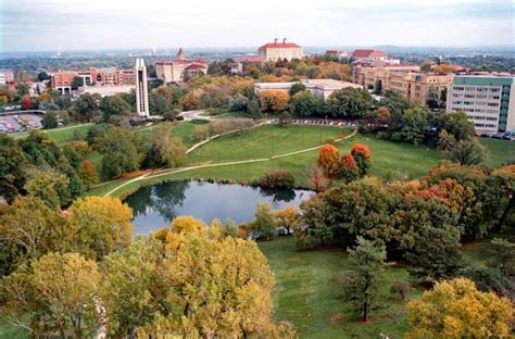 Kansas university campus tour. 