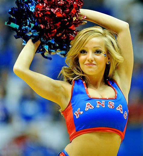 About Kansas Cheerleading. If you're considering cheering at KU, please fill out our Interest form, and visit the Tryouts page. Email any questions to klugoschulman@ku.edu or drake.stafford@ku.edu. KU's great cheer tradition started in 1899, and it includes cheering Final Fours, Orange Bowls, and two of our own national championships (NCA .... 