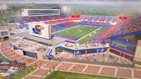 Aug 15, 2023 · ESPN. The University of Kansas will begin sweeping renovations to Memorial Stadium and the Anderson Family Football Complex at the end of the football season, representing the first steps toward a ... . 