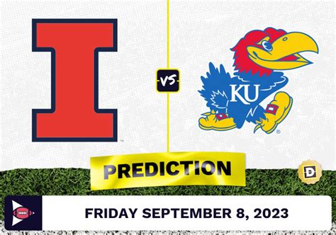 It'll be the Kansas Jayhawks (1-0) versus the Illinois Fighting Illini (1-0) in college football play at David Booth Memorial Stadium (Lawrence, KS) in Lawrence, Kansas. We have the odds and best .... 
