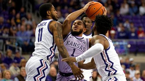 Kansas vs tcu basketball last game. Mar 10, 2023 · Johnson fouled out with 6:21 left after scoring 14 points. Wildcats making no headway, trail by 11. Kansas State has matched TCU in field goals with six and 3-pointers with three in the half, but ... 