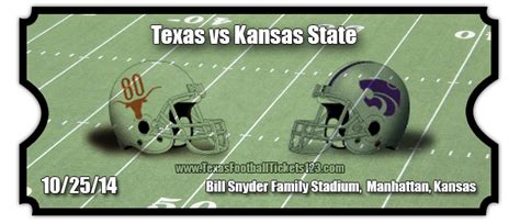 Kansas State Wildcats Football vs. Texas Tech 