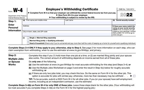 Federal W-4 Form. The purpose of the W-4 form is so the Universi