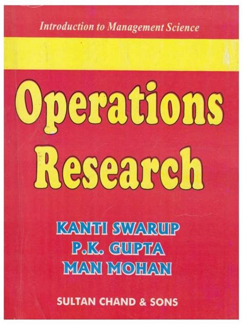 Kanti swaroop gupta p k man mohan operations research solution manual. - Manuale di psicologia pediatrica e psichiatria vol 2 malattia infortunio e malattia.