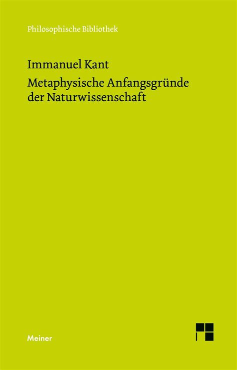 Kants 'metaphysische anfangsgründe der naturwissenschaft'. - Die überwindung der furcht und andere unterweisungen..