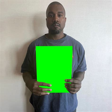 Kanye West Holding Notepad Know Your Meme