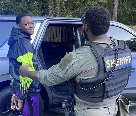 **The murder suspect, Kaomarion Kendrick, age 17, was all smiles as he was arrested for the shooting death of 14-year-old Emmanuel Dorsey.**. 
