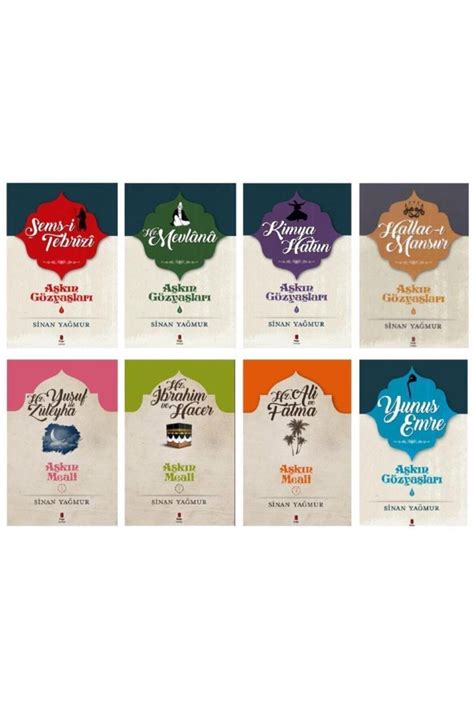Kapı Yayınları Aşkın Gözyaşları + Aşkın Meali 8 Kitap Sinan Yağmur.
