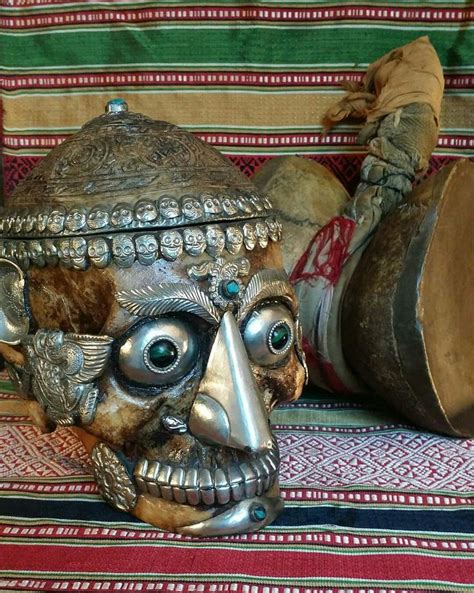 Kapala , tibetan skull ; made by Hanzo Tattoorium/Germany Japanese