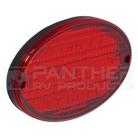 Kaper II L03-0066 LED Oval Sport Trailer Tail Light - 52 Diodes