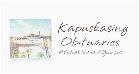 Kapuskasing news obituaries.  - Page 2 View most recent obituaries published ...