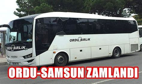Karabük ordu otobüs bileti