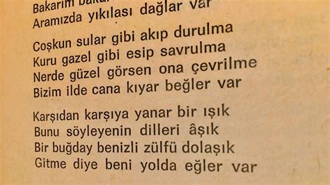 Karacaoğlan’ın Bir Şiiri Üzerine Çeşitlemeler’de Şiiri Melih Cevdet . 