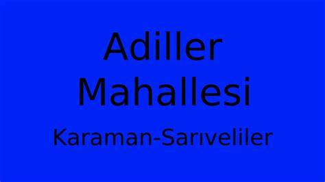 Karaman Sariveliler Adiller Mahallesi terapi halı yıkama