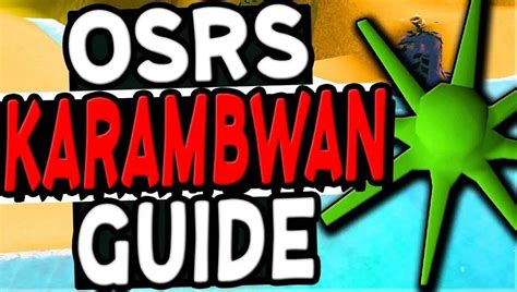 Karambwans osrs. I did 20k karambwans over the last month with this combo. Pretty easy, very afk! 93-94 fishing, was getting 40k xp/hr when I was paying attention. Reply lolsam maxed lul • Additional ... Playing OSRS mobile has … 