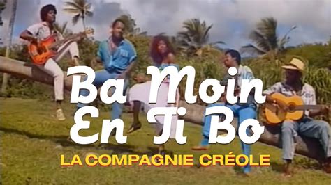 Karaoké Ba moin en tibo - La Compagnie Créole * Chords - ChordU