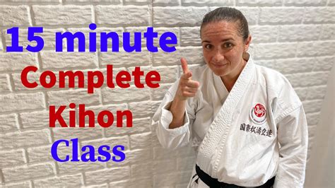 Karate workout: 15min complete kihon class - YouTube