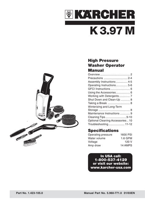 Karcher 4 97 m service manual. - Komatsu pc450 7 serial 20001 and up workshop manual.