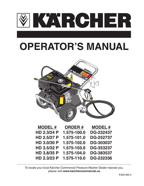 Karcher g 2400 hb pump manual. - Viviendo en la palabra / paginas al viento.