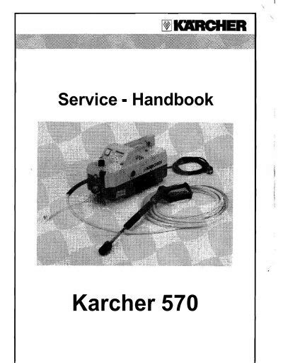 Karcher pressure washer 570 parts manual. - Manuale delle parti del mulino di kondia modello fv1.