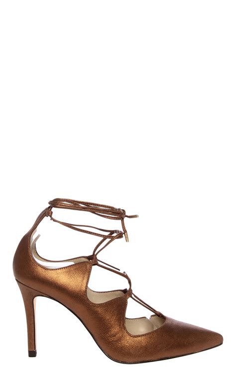 Karen Millen Kadın Kahverengi Ayakkabı KMLFZ102-87-Bronze. 