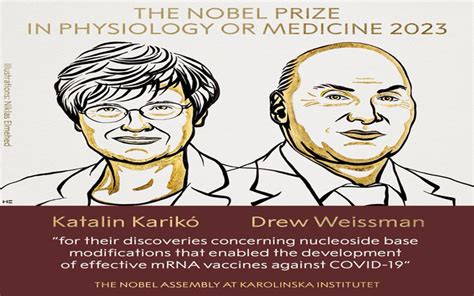 Karikó and Weissman win Nobel Prize in medicine for work that enabled mRNA vaccines against COVID-19