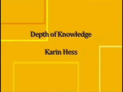 Karin hess depth of knowledge guide. - Einfluss der parteien auf das hochschulwesen in preussen 1848-1918..