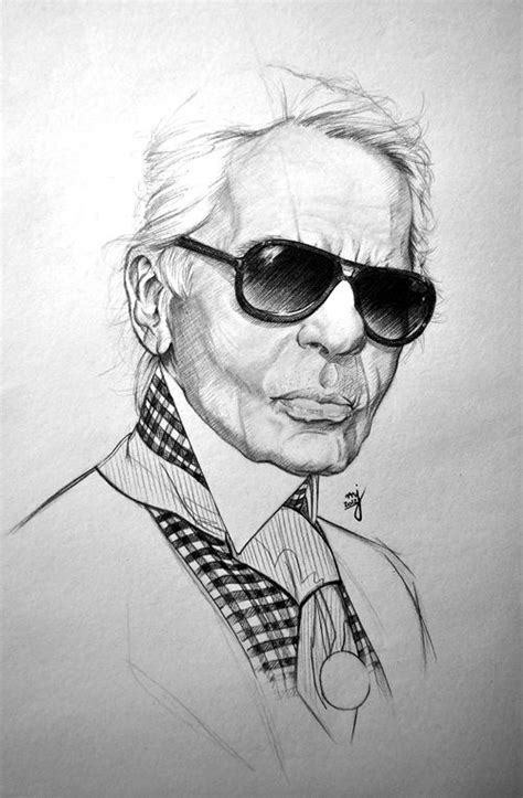 Karl Lagerfeld Drawings