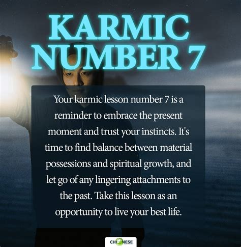 Karmic lesson number 7.  If this number is missing from The missing Numbers in your name in...
