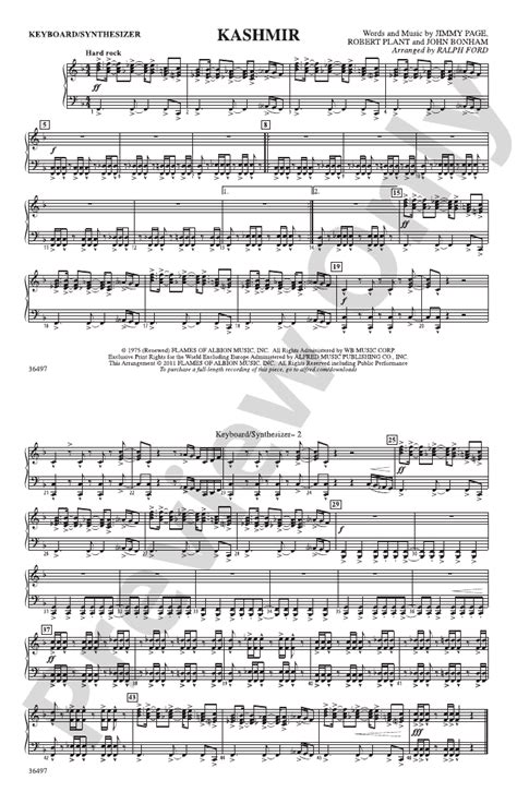 Kashmir Keyboard/Synthesizer Keyboard/Synthesizer Part Digital