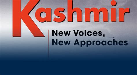 Read Kashmir New Voices New Approaches By International Peace Academy