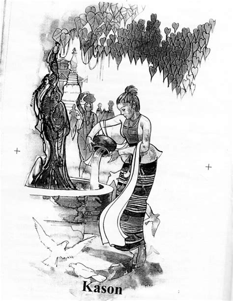 Kason: the month of the festival of pouring water on the Bodhi tree