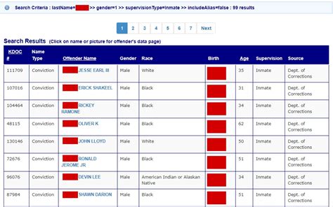 Kasper kdoc inmate search.  The search will include information on the conviction...