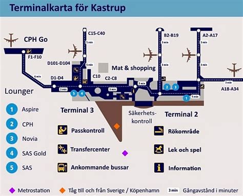 Kastrup terminal 3 map