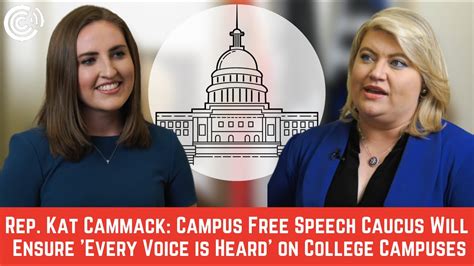 Kat Cammack Moves to Create the Campus Free Speech Caucus