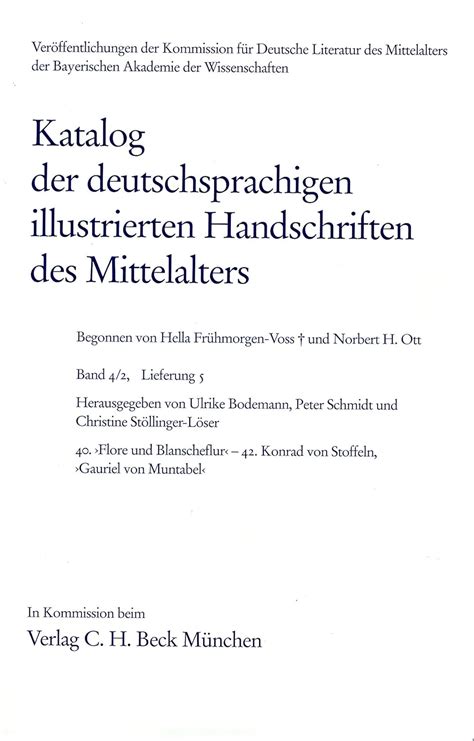 Katalog der deutschensprachigen illustrierten handschriften des mittelalters. - Owners manual for stihl fs 90 av.