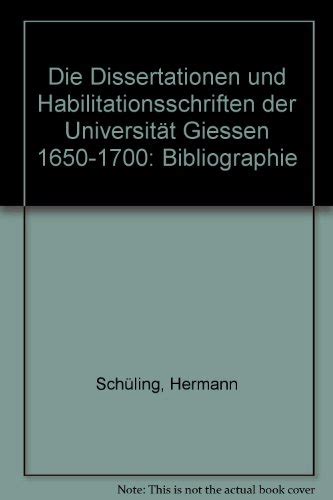Katalog der dissertationen und habilitationsschriften der universität giessen von 1801 1884 von franz kössler. - Mientras soplan los vientos de otoño.