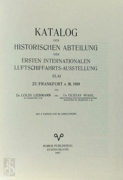 Katalog der historischen abteilung der ersten internationalen luftschiffahrts ausstellung (ila) zu frankfurt a. - Handbook of adolescent inpatient psychiatric treatment.