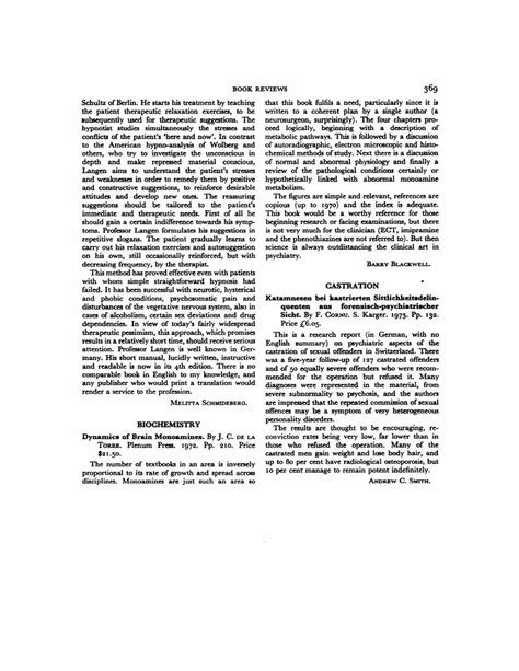 Katamnesen bei kastrierten sittlichkeitsdelinquenten aus forensisch psychiatrischer sicht. - Lab manual for organic chemistry mcmurry.