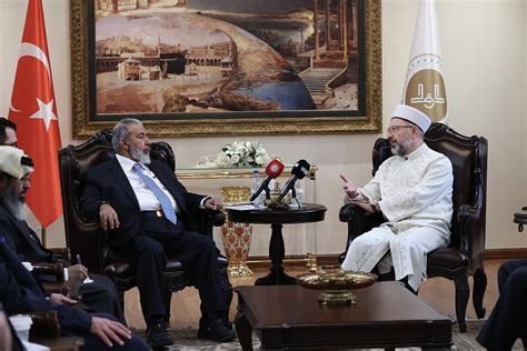 Katar Vakıflar ve İslam İşleri Bakanı Al Ghanim’dan Diyanet İşleri Başkanı Erbaş’a ziyaret